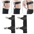 thumbnail image 4 of Sock Holder Suspenders, Prevent Sliding 2 Pcs Adjustable Sock Garters  for Calf, 4 of 7