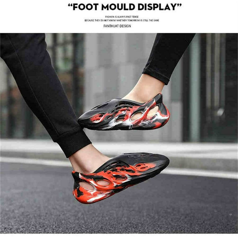 Men Women s Sandals Comfortable Rubber Waterproof Strap Footbed