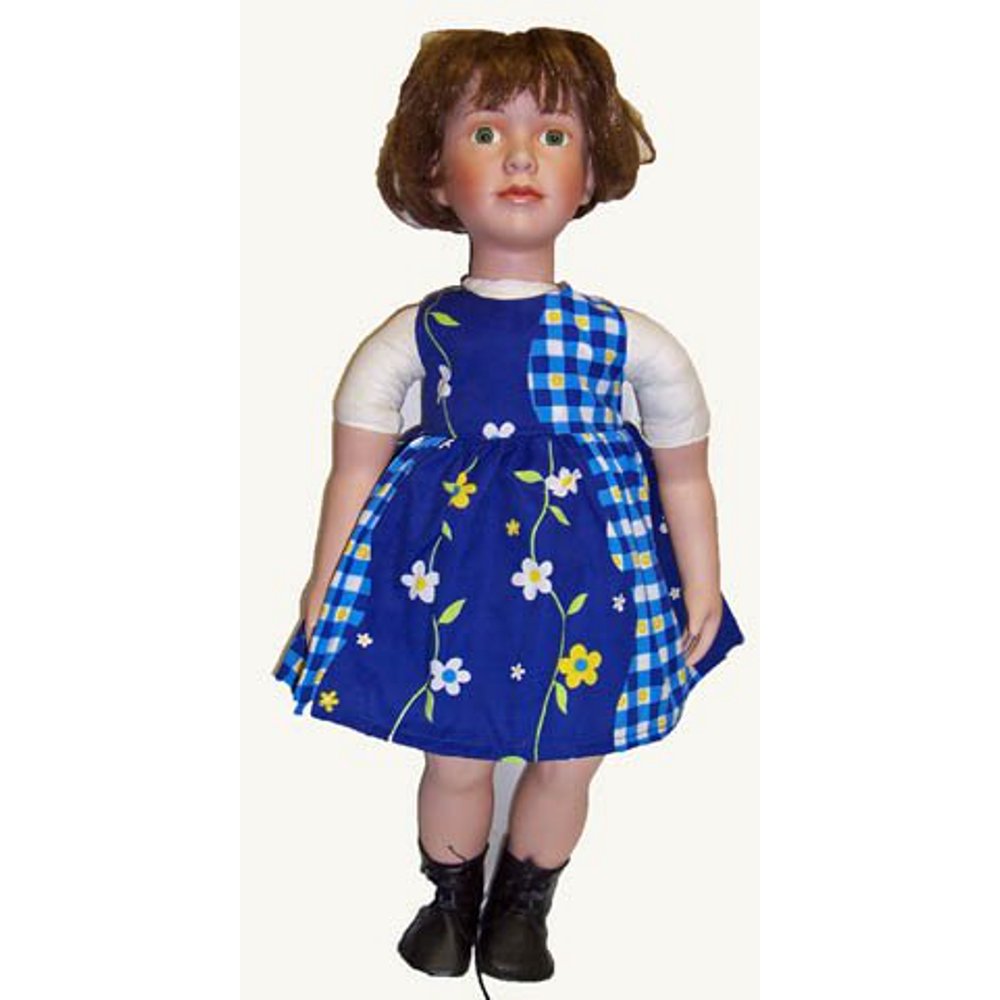 Doll Clothes Superstore My Twin Doll Blue Dress With Flowers Walmart