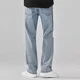 thumbnail image 5 of Pantalones vaqueros New Rock Hip Hop para hombre, pantalones con bolsillos, pantalones holgados para hombre, ropa de trabajo, ropa holgada de otoño, pierna ancha original, 5 of 5