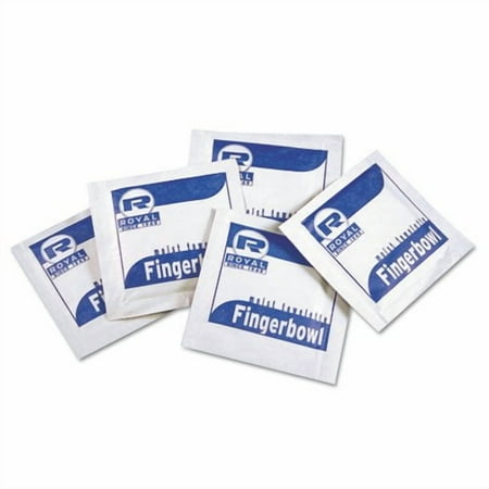 Moist Towelettes, Individually Wrapped, 4 x 6, Lemon Scented, 1,000/Carton | Bundle of 2 Cartons