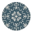 thumbnail image 7 of LNWH Non-Slip Decorative Drink Coasters, Absorbent Blue Seamless Abstract Flowers Pattern Drink Mats, 6PCS, 7 of 7