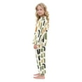 thumbnail image 4 of Fluffy Pajamas Set Fuzzy Winter Warm Pj Sets Pullover Tops and Long Pants Arch Motif X-Large, 4 of 8