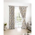 thumbnail image 3 of Spring Flowers Blackout Curtains for Bedroom/Living Room, Thermal Insulated Kitchen Curtains, Vintage Wildflowers Country Pastoral Plants Grommet Darkening Window Treatment Drapes 52"x72"x2, 3 of 8
