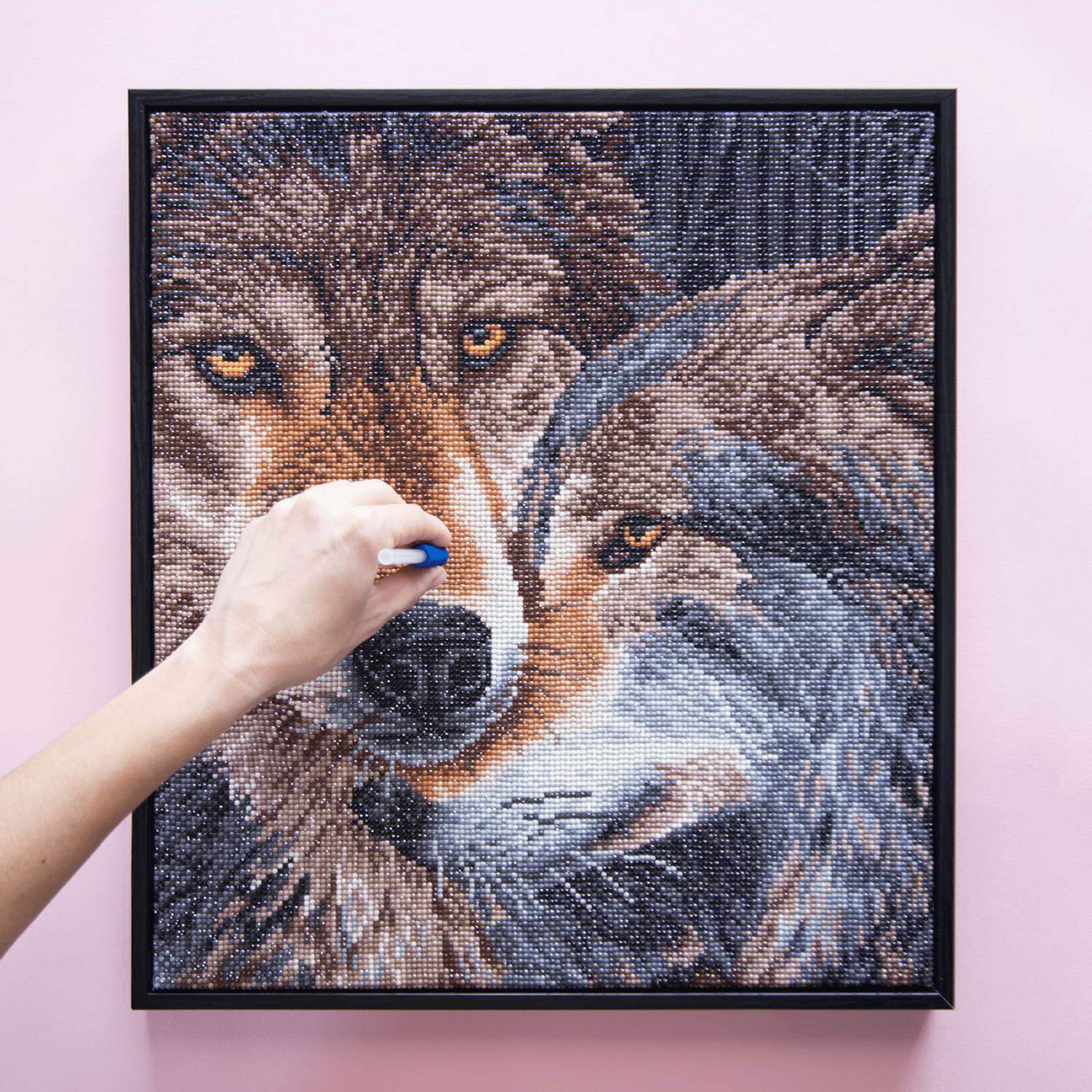Diamond Dotz Muzzle Nuzzle Diamond Painting Kits for Adults - Diamond Art Kits a Relaxing Creative Craft Kit with Dotz Gems 18x16