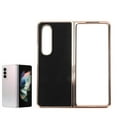 thumbnail image 4 of Nano Electroplated Phone Case Anti Scratch Anti Falling Genuine Leather Impact Proof Folding Phone Case for Travel ANGGREK Otros, 4 of 8