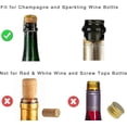 thumbnail image 2 of Reusable Champagne Stopper with Twist Lock - Set of 6, 2 of 5