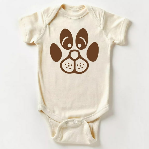 Dog Paw Prints Baby Bodysuit Cute Baby Onesie, Baby Bodysuit Lat 4424 Cute Baby Onesie, BABY BODYSUIT LAT 4424