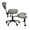 Gray, variant on Ergonomic Meditation Chair, Height Adjustable Cross Legged Seat with Wheels for Fidgety Sitters(Black)