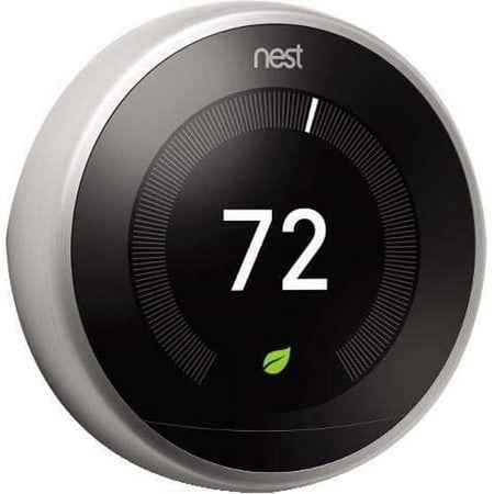 Open Box Google Nest Learning Thermostat - 3rd Generation - Smart Thermostat - Pro Version - Works With Alexa