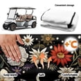thumbnail image 5 of Uorisanigo Floral Butterfly Golf Cart Seat Covers Universal Golf Cart Seat Blanket Towel Fit for EZGO, Club Car and More 2-Seat Carts Dustproof Travel Sports Seat Cushion Accessories, 5 of 7