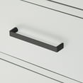 thumbnail image 2 of ARIEL Hepburn 66" Grey Bathroom Vanity, 1.5" Edge Carrara Quartz Countertop & Splash, Single Rectangular Sink, 2 Soft Closing Doors, 9 Full Extension Dovetail Drawers, Toe Kick, Matte Black, 2 of 10