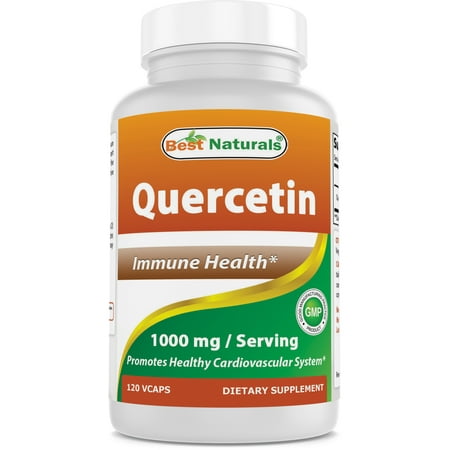 Best Naturals Quercetin 1000 mg/Serving Veggie Capsules - Immune Health - 120 (Best Natural Health Products)