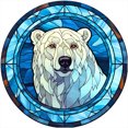 thumbnail image 1 of Pintura de diamante 5D Wdftyju DIY taladro redondo completo oso polar 30x30cm, 1 of 9