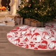 thumbnail image 5 of Balery Gnome Merry Christmas Printed Christmas Tree Skirt , Merry Christmas Party Christmas Tree Decoration,Adjustable Tree Skirt-30", 5 of 6