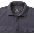 thumbnail image 3 of Freedom Foundry Men's Super Plush Sherpa Lined Shirt Jacket, Blue Large, 3 of 4