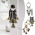 thumbnail image 4 of Savings Witch Bells Door Knob Hanger Wind Chimes, Witch Bells Protection Witchcraft with Metal Ring,Clear Negative Energies and Attracts Positive,Patio Garden Door Home Decorations, 4 of 5