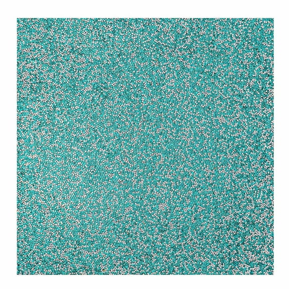 Sparkles Home Luminous Square Rhinestone Placemat Aqua