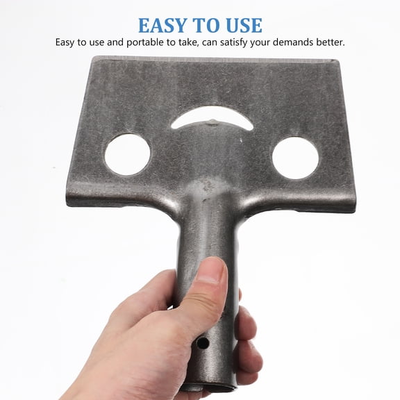 NIAIZEK Portable Snow Shovel for Outdoor Use with Metal Blade and Face Design, Lightweight and Easy to Carry