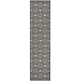 thumbnail image 2 of SAFAVIEH Linden Franco Damask Runner Rug, Light Grey/Charcoal, 2' x 8', 2 of 5