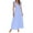 Blue dresses, variant on Summer Saving Wycnly Dresses for Women 2024 Summer Casual Empire Waist Tie Strap Loose Swing Maxi Sundress Solid Sleeveless V-Neck Long Formal Dresses for Women Orange XL