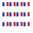 thumbnail image 1 of EeaseMX 50 banderas pequeñas de Francia para sujetar con palo, banderas internacionales de países del mundo, decoración para fiestas., 1 of 7
