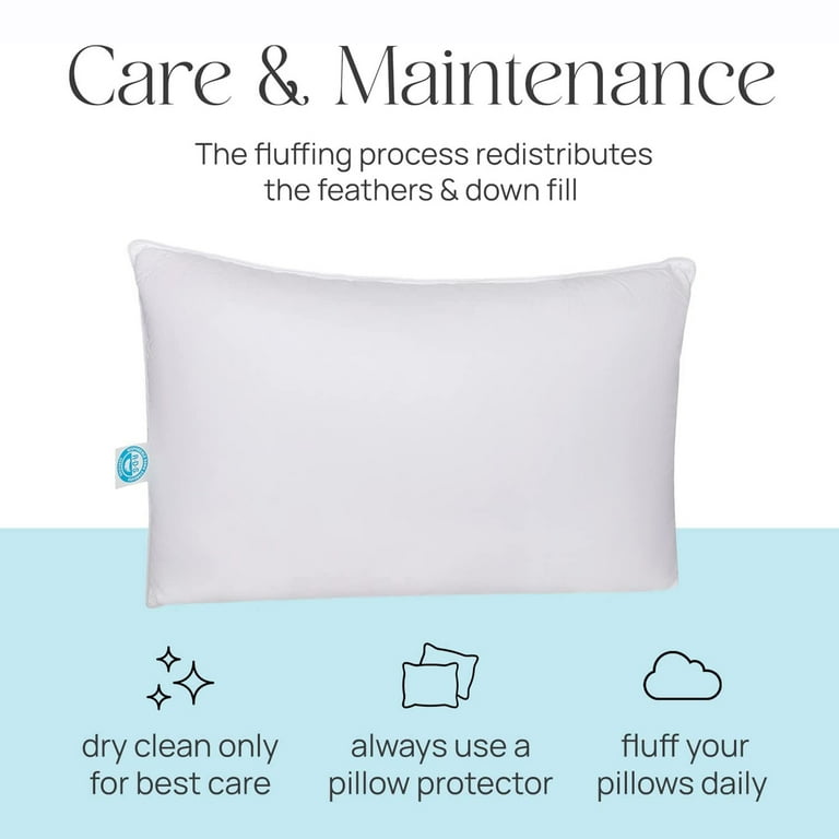 600 fill top down pillow