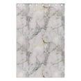 thumbnail image 3 of Grey White Marble Blackout Curtains 2 Panels Set Grommet Drapes for Bedroom Living Room W55xL84, 3 of 6