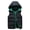 Black, variant on Childrens Puffer Vest Boys Puffer Vest Hooded Quilted Outwear Sleeveless Jacket Lined Zipper Waistcoat (Black,5-6 Years)