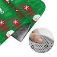 thumbnail image 5 of Yiaed Cute Santa Print Bathroom Mat Set 2 Pieces Mat Anti-Skid Pad Ultra Soft and Absorbent Bathroom Bath Mat Contour Bath Rugs for Toilet Base, 5 of 6