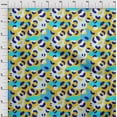 thumbnail image 4 of oneOone Silk Tabby Yellow Fabric Animal Skin Sewing Craft Projects Fabric Prints By Yard 42 Inch Wide, 4 of 5