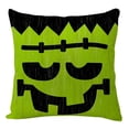 thumbnail image 2 of Halloween Decorations Throw Pillow Covers 20x20 Inch Halloween Party Decor Cartoon Print Square Cushion Cases for Living Room Farmhouse Indoor Decor, 2 of 6