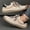 Beige, variant on Women's Solid-Color Low-Top Ankle Boots with Side Zipper; Unisex Mid-Top Casual Shoes; Lightweight, Non-, Comfortable -On Footwear for Spring and Fall Daily Walking Black 48