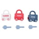 thumbnail image 2 of Cerraduras de aprendizaje para niños, candado de aprendizaje deslizable con forma de coche con llave, rompecabezas, juguete de educación temprana, regalo para niño y niña, 2 of 8