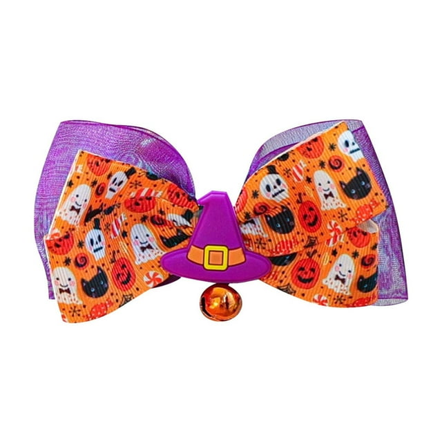 Halloween Pet Collar for Dogs and Cats Durable Chew Polyester Costume Accessory for Indoor Outdoor Use