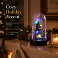 thumbnail image 4 of Lighted Mini Christmas Tree Figurine, Glowing Holiday Table Accent for Fireplace, Entryway, Dining Table, Bedroom, Living Room, Seasonal Party and Winter Decor, 4 of 6