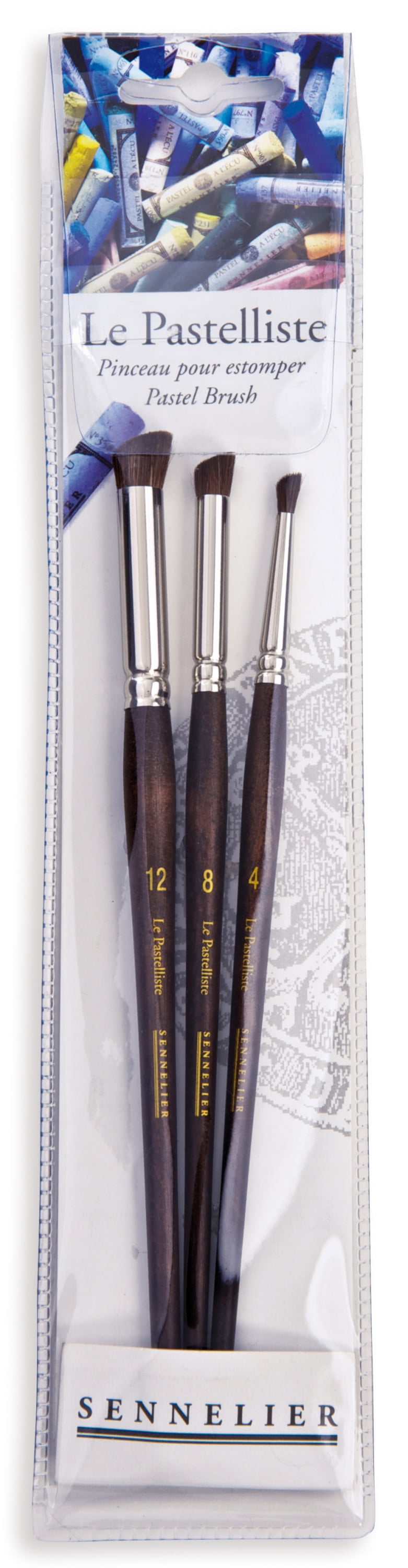 Sennelier Le Pastelliste Pastel Brush Set, 3-Brush Set