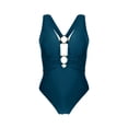 thumbnail image 5 of Aboser Womens Cutout One Piece Swimsuit with Ring Linked Push Up Backless Monokini Bathing Suit Tummy Control Swimwear for Beach Vacation, 5 of 8