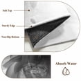 thumbnail image 6 of 2'x6' Rug Runners for Hallways Kitchen, Modern Grey Non Slip Entryway Beside Floor Carpet Runner, Gradient Floral Abstract Bohemian White Washable Laundry Room Bedroom Throw Rugs Mat for Family Pet, 6 of 8