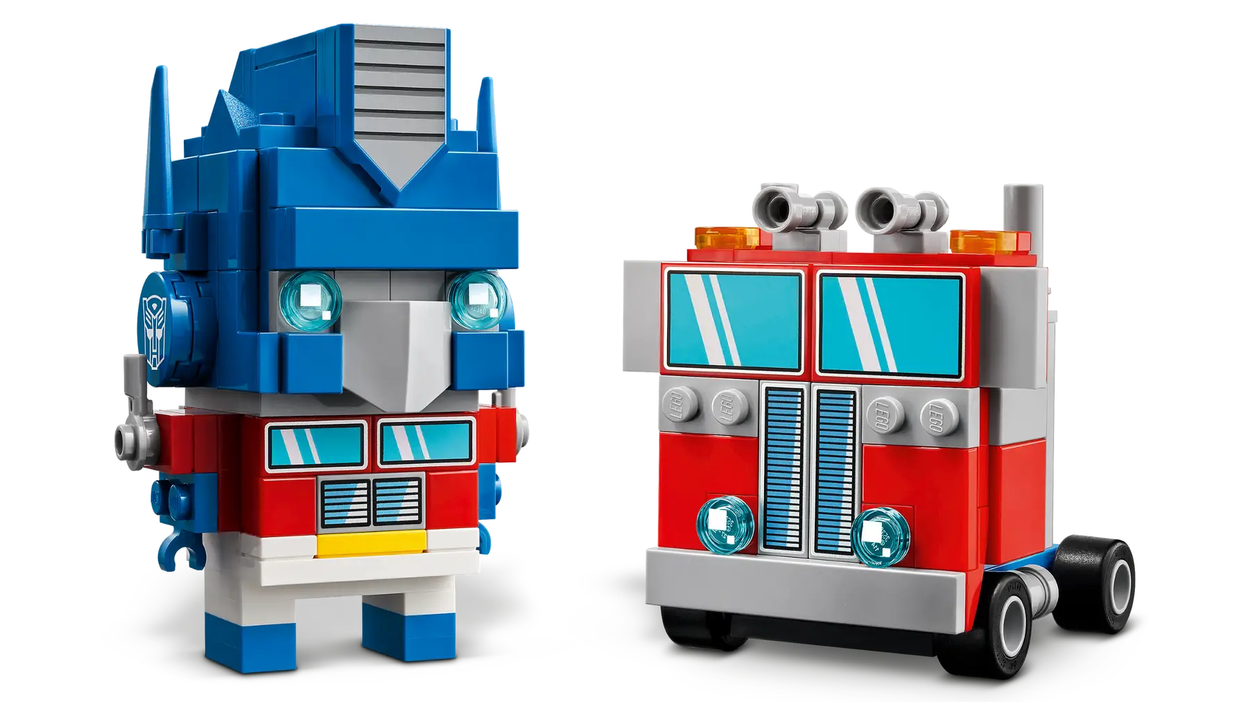 LEGO Brickheadz 40803 Transformers Optimus Prime Robot & Vehicle 237pcs