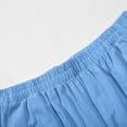 thumbnail image 5 of TRUBKH knee length shorts hiking shorts women long shorts for women womens capri pants shorts for women Blue L, 5 of 8