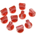 thumbnail image 1 of LAICAIW 10pcs Guitar AMP Effect Pedal Knobs Pointer Knob with Set Screw Red, 1 of 2