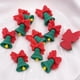 thumbnail image 4 of 20 piezas Kawaii colorido resina alce Santa guante campana cabujón plano Mini figurita de dibujos animados álbum de recortes DIY decoración navideña artesanal, 4 of 4