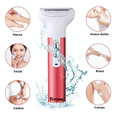 thumbnail image 4 of Depiladora Facial  Bloosom Eléctrica Recargable Para Mujeres Rojo, 4 of 5