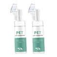 thumbnail image 1 of 2x Pets Cleaning Brush with Silicone Scrubber Grooming Dogs Paw Cleaner Foam, 1 of 8