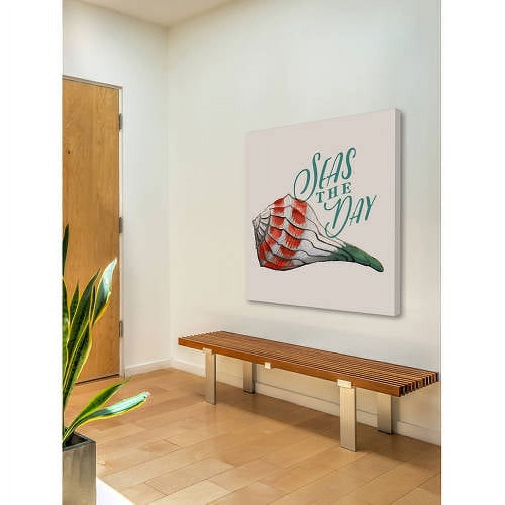 "Seas the Day 2" Painting Print on Wrapped Canvas