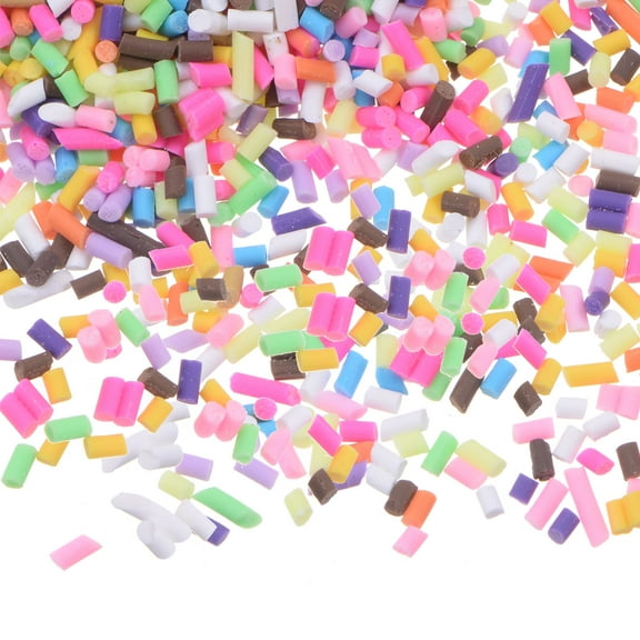 REGALWOVEN Column Clay Polymer Slices, 3mm Soft Clay Slices 100g Resin Slices for DIY Crafts