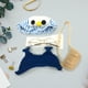 thumbnail image 4 of onlyliua Liquidación de Rebajas de Hoy Ropa Lalafanfan, Conjunto de Ropa de Vestir para Juguetes de 30 Cm con Gafas, Gorra, Suéter, Falda, Mochila, Juguetes para Niños y Niñas, 4 of 5