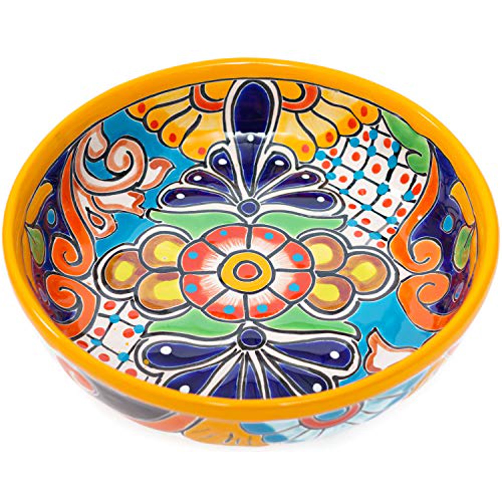 La Ceramica VBC Round Serving Dish 19quot Hand Painte