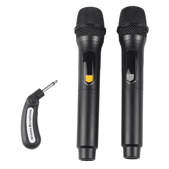 Portable Wireless Microphone 2.4G Handheld Microphone for Outdoor Stage Performances Singing